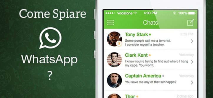 5 APP PER SPIARE WHATSAPP DA ANDROID E IPHONE